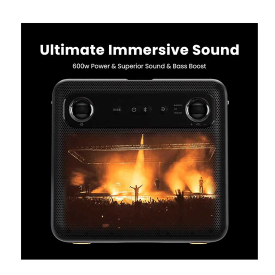 Ikarao Xtreme Break X2 10.1" Portable Karaoke Speaker